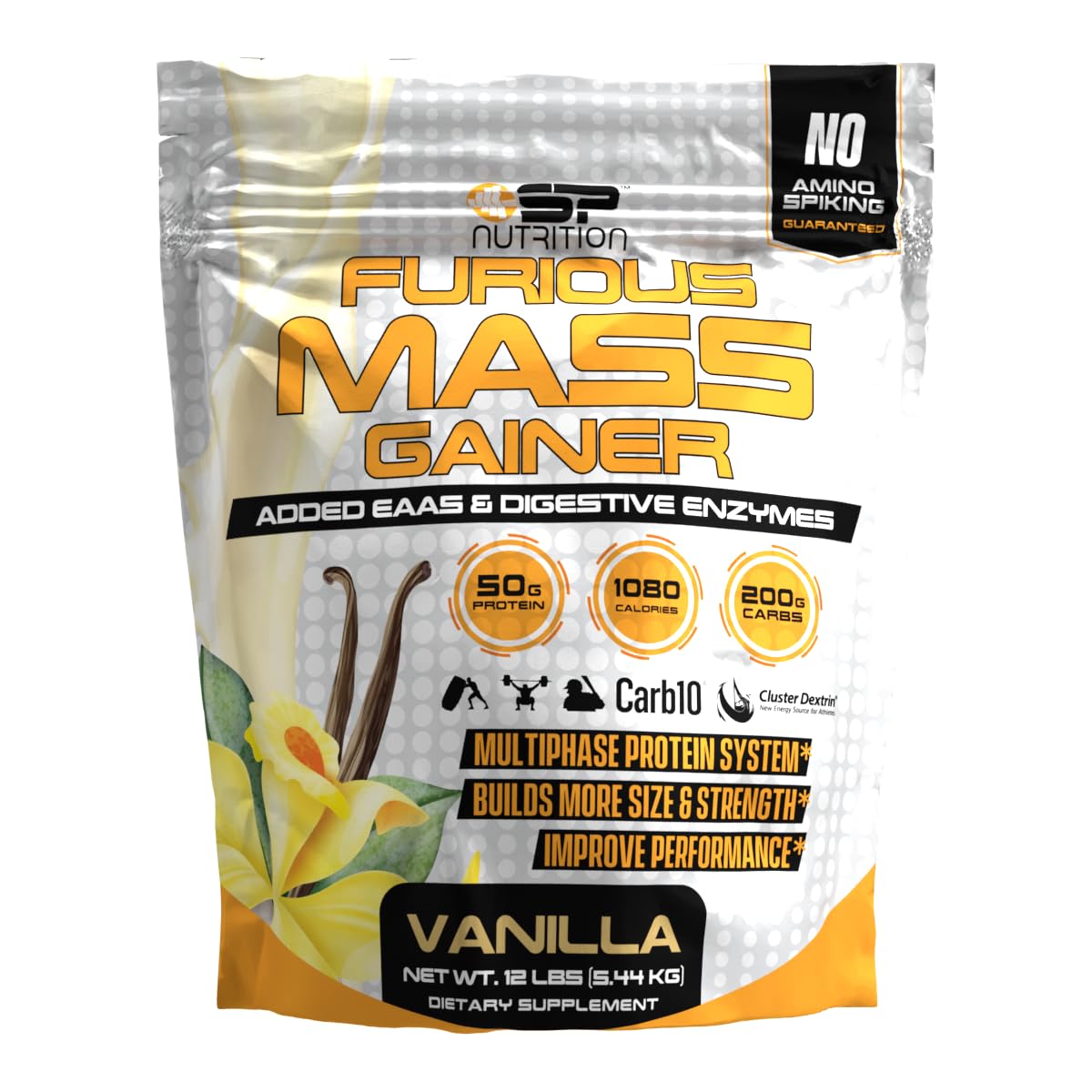 S Nutrition Furious Mass Gainer Vanilla Capsule 90 Count