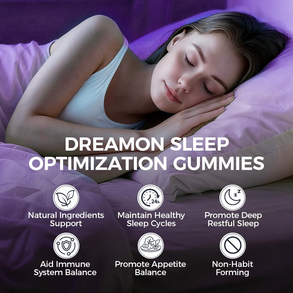 TOGOLIUN DreamOn Sleep Optimization Gummies for Adult, 60 Gummies