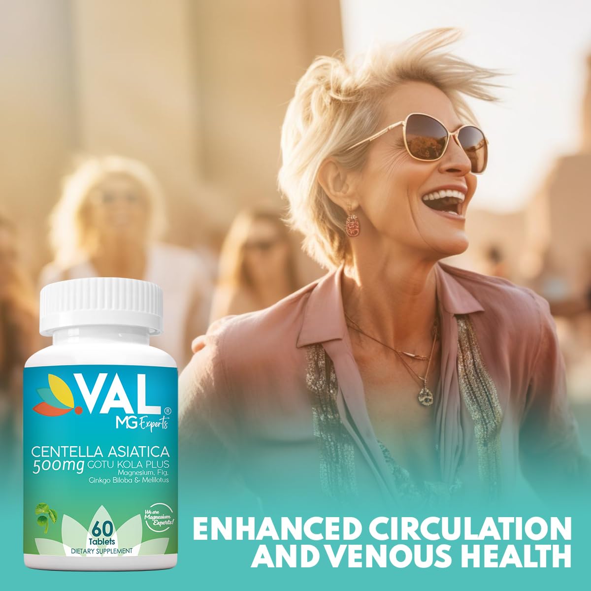 VAL Gotu Kola + Magnesium Citrate & Centella Asiatica Tablet, 60 Tablets