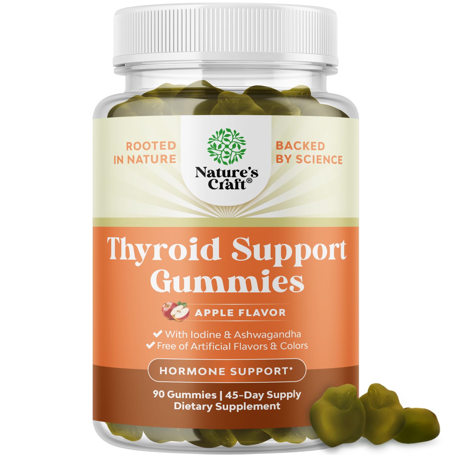 Natures Craft Thyroid Support Gummies 90 Count