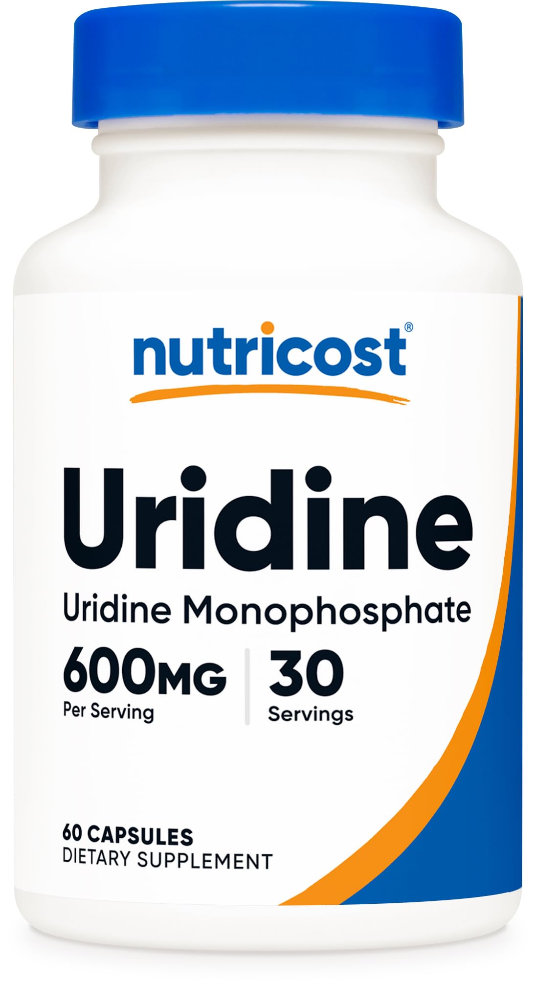 Nutricost Uridine Monophosphate (UMP) Capsules, 60 Count
