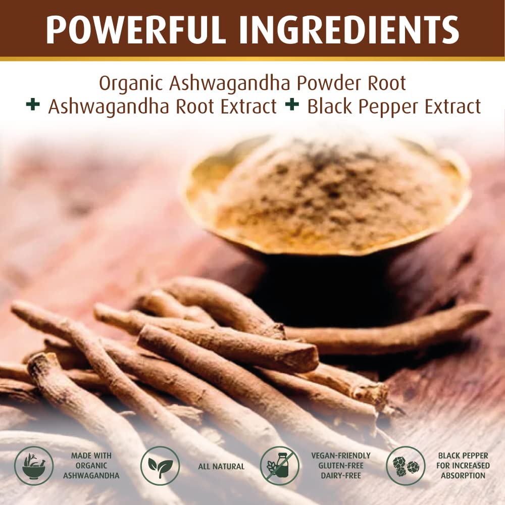 PRATIC LINE Ashwagandha Capsules 3,000 mg 120 Count