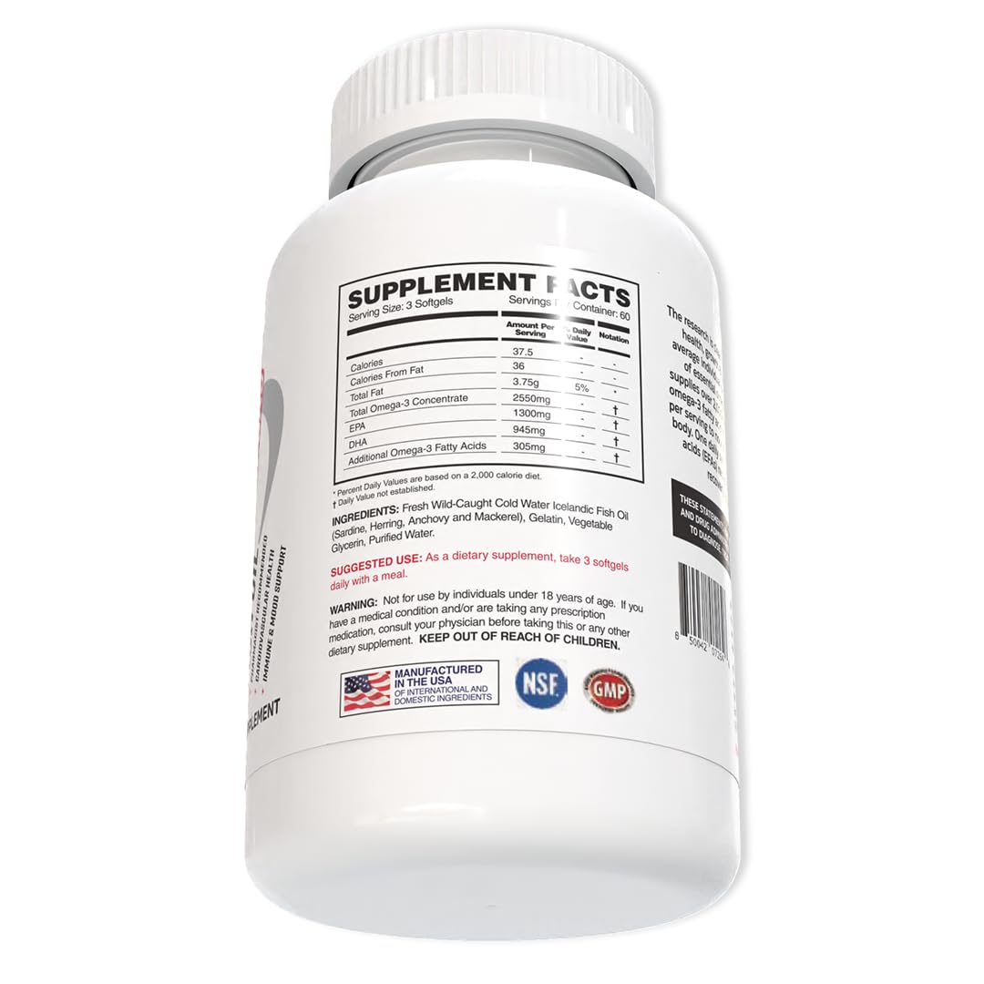 Apollon Nutrition Omega Supreme Softgels 180 Count