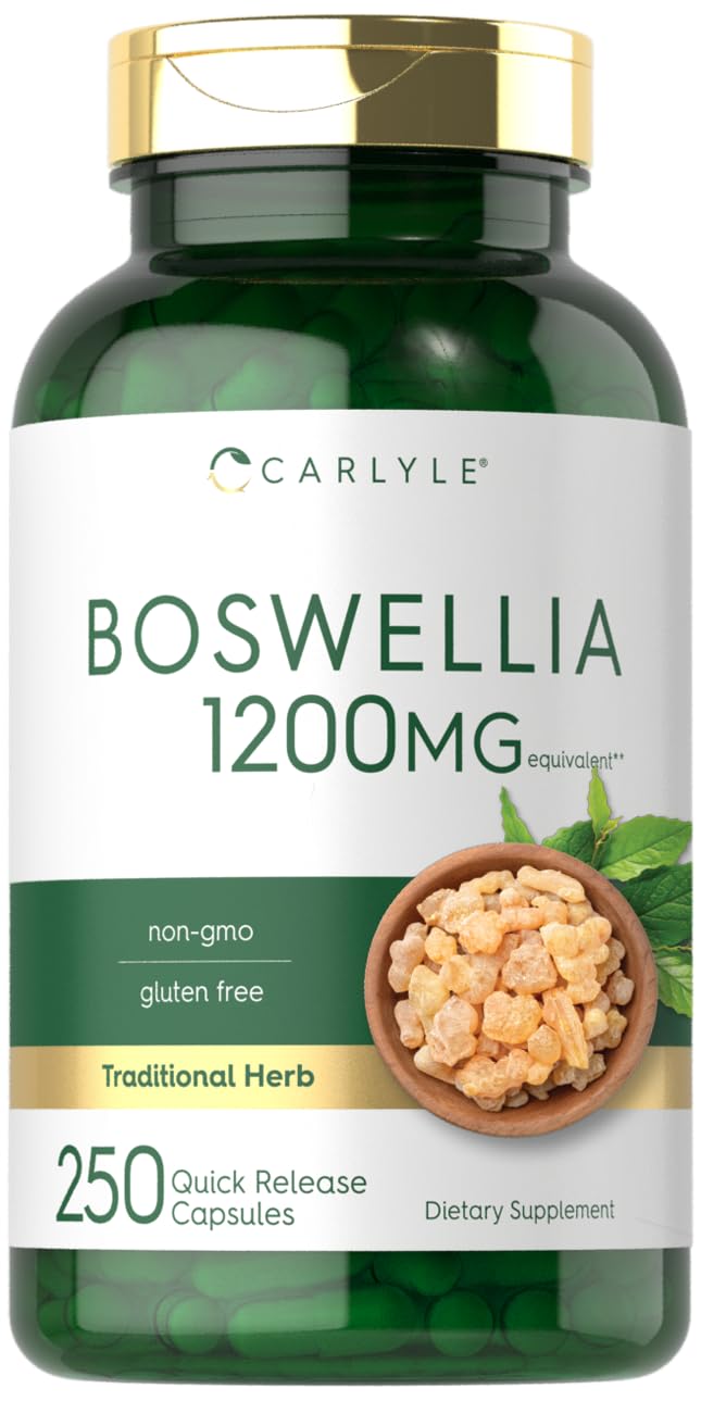 Carlyle Boswellia Extract Capsules 250 Count