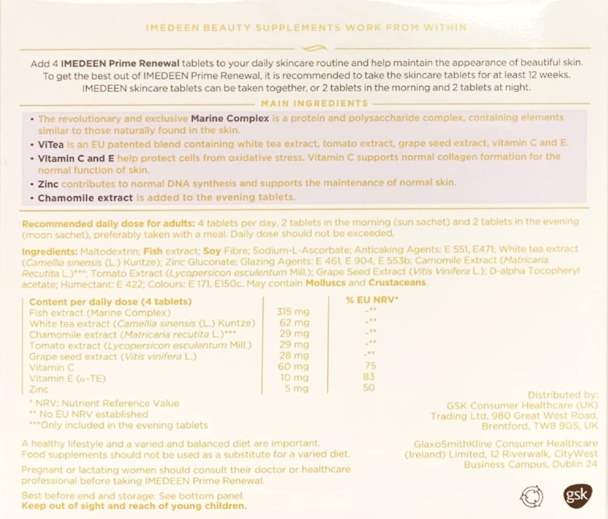 Imedeen Prime Renewal 360 Tablets