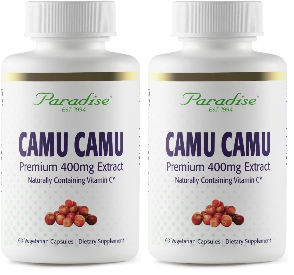 Paradise Herbs Organic Camu Camu Extract 400 mg Capsule, 120 Capsules