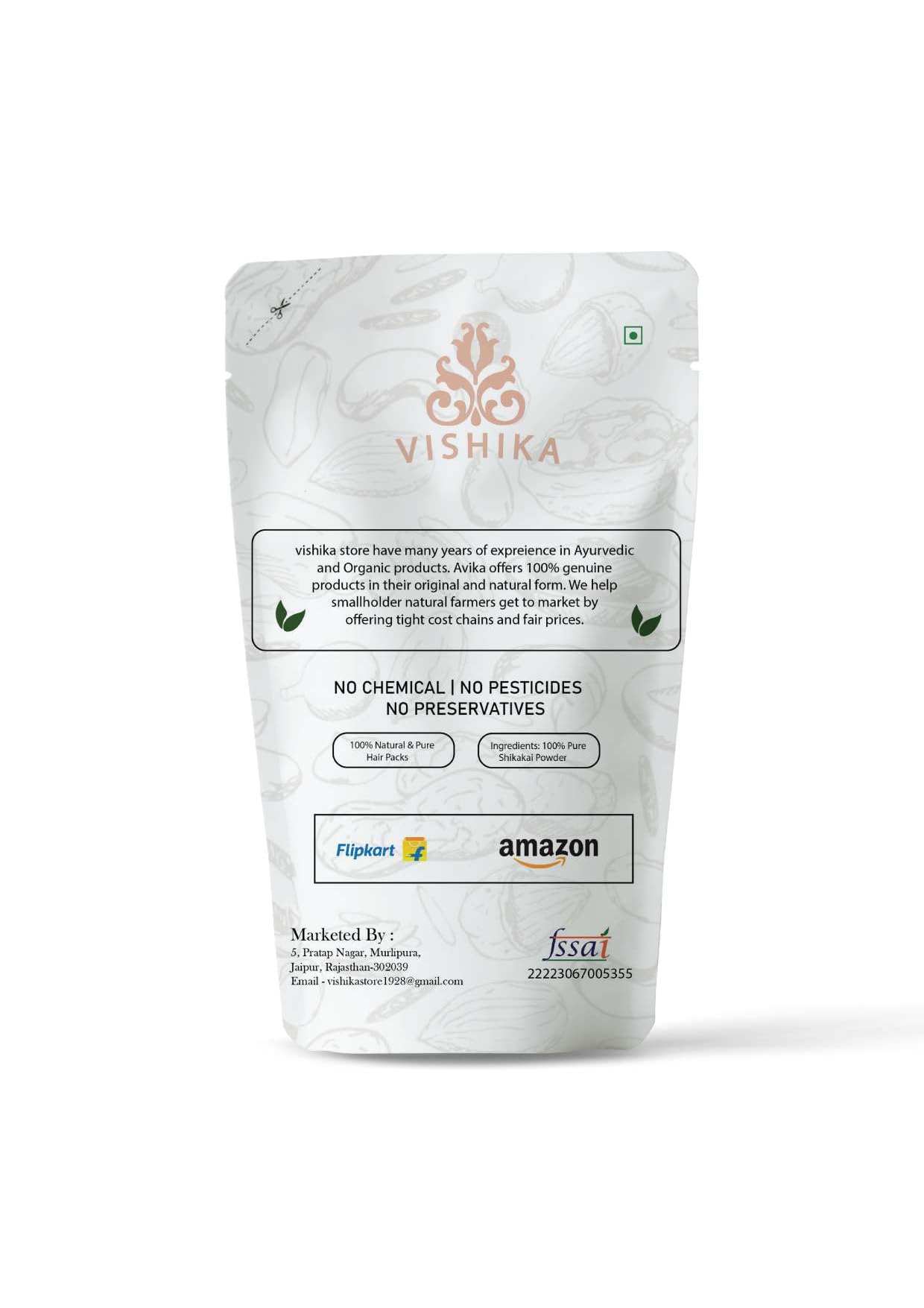 VISHIKA Organic Turmeric Curcumin Powder 3.53 Ounce