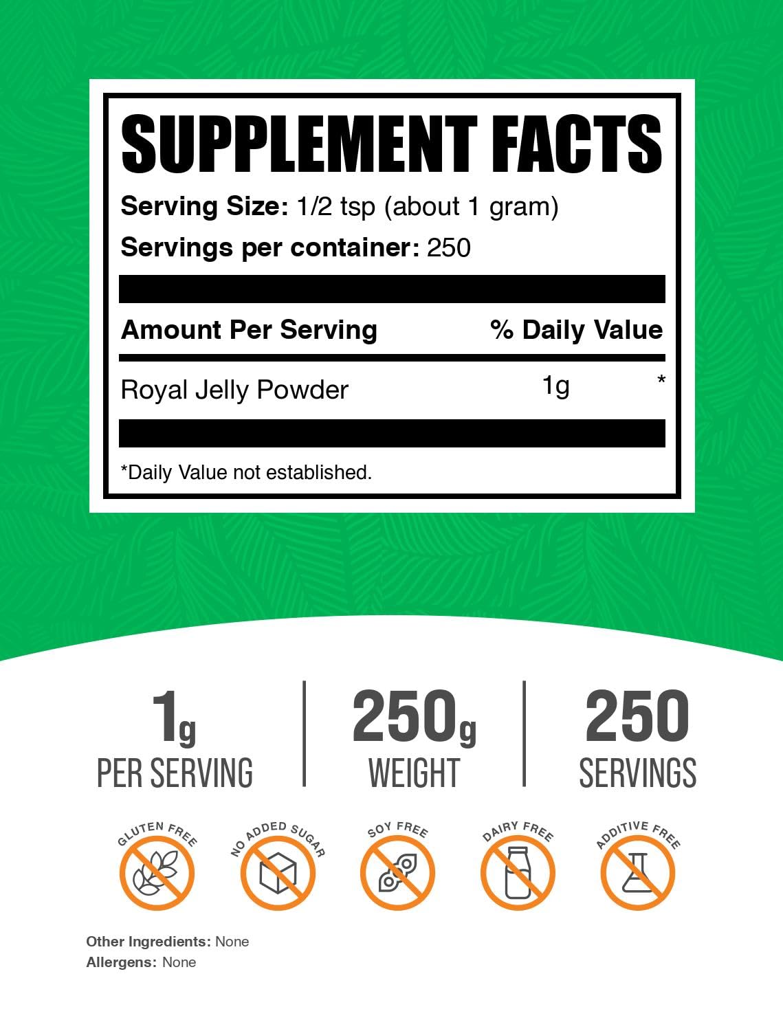 BulkSupplements Royal Jelly Powder 8.82 oz