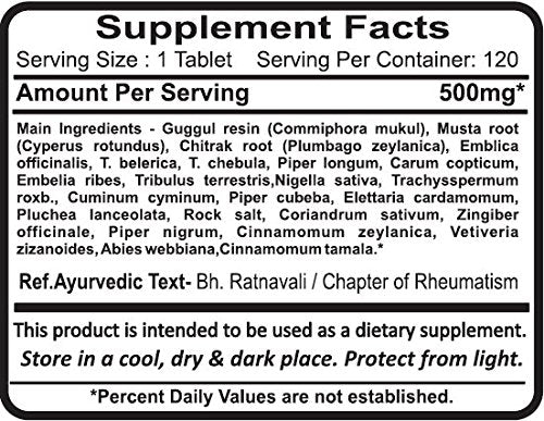 Planet Ayurveda Yograj Guggul Tablets, 2 Bottles