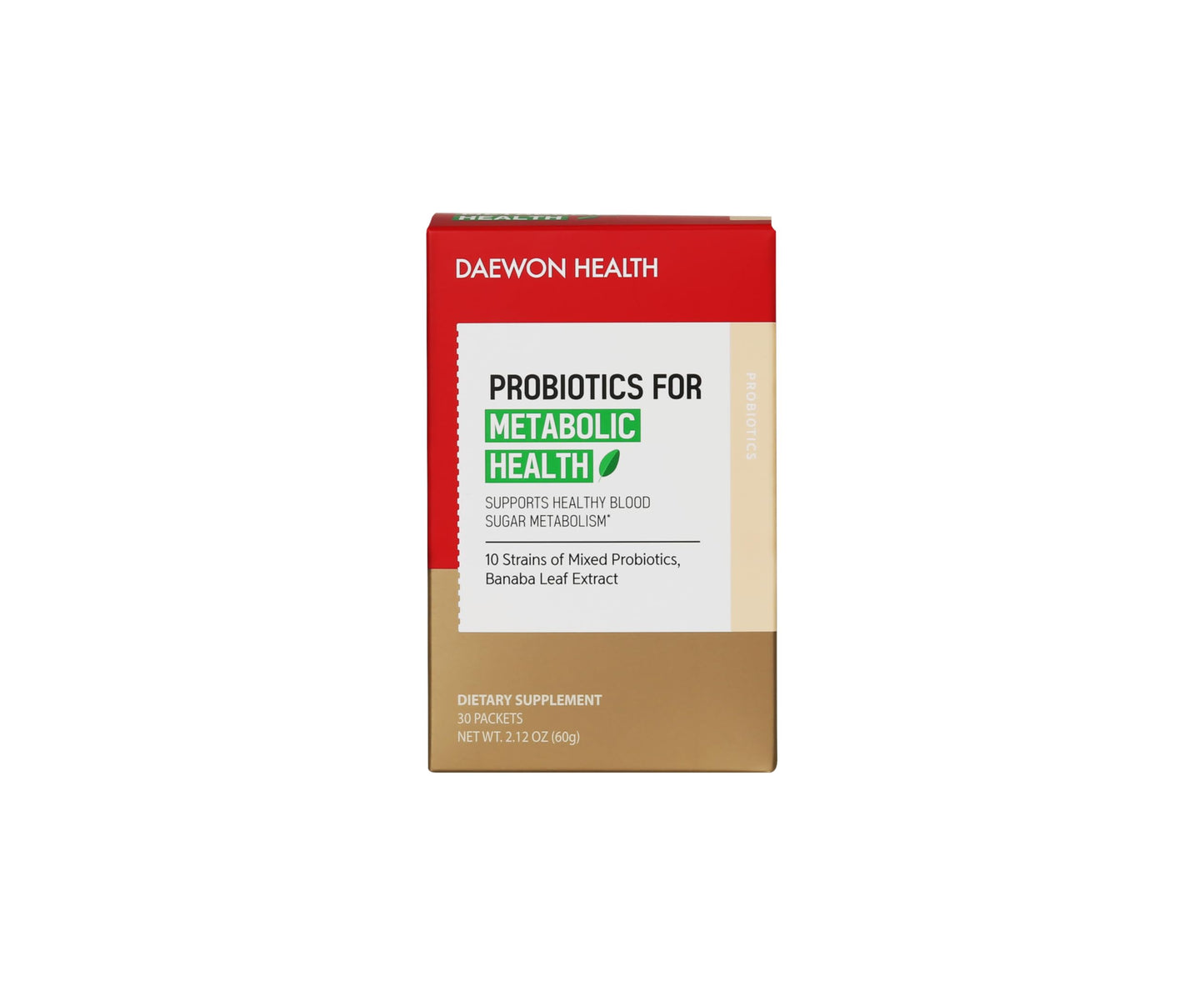 DAEWON HEALTH Probiotics Powder, 2.12 Ounce, 20 Billion CFU + Prebiotics