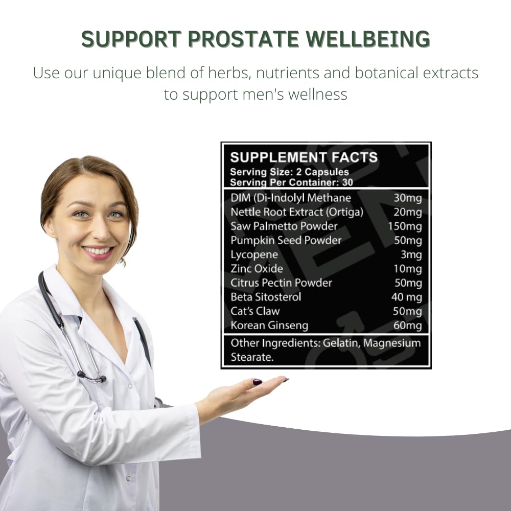 PROSTMEN Prostate Supplement Capsules, 2-Pack
