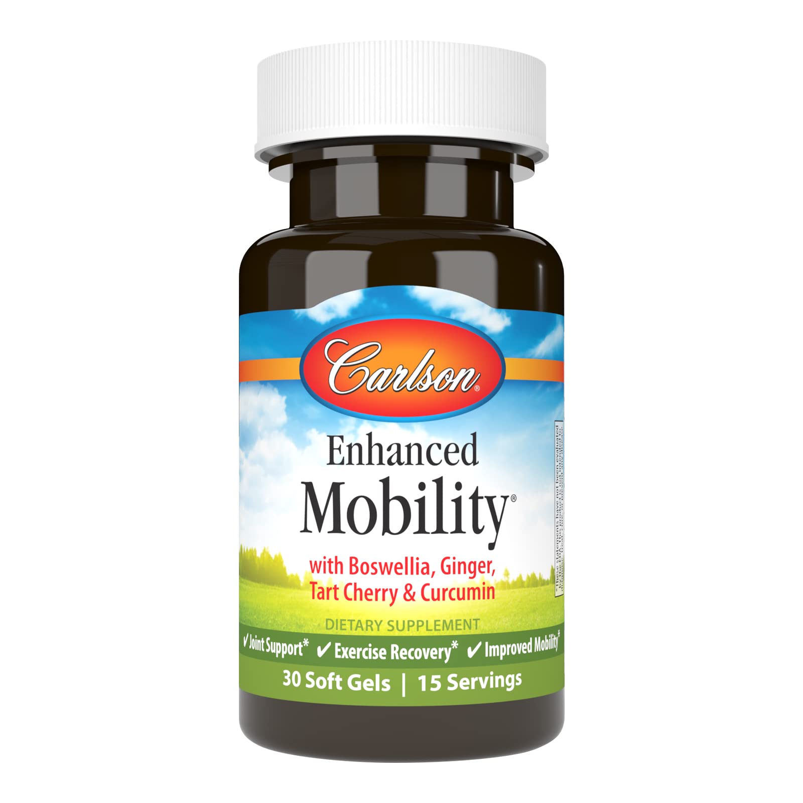 Carlson Enhanced Mobility Botanical Joint Support Boswellia Softgels 30 Count