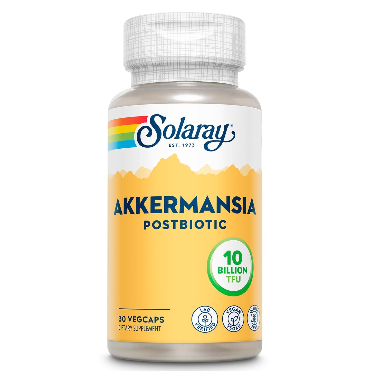 SOLARAY Akkermansia Postbiotic Akk11 10 Billion TFU Capsule, 30 VegCaps
