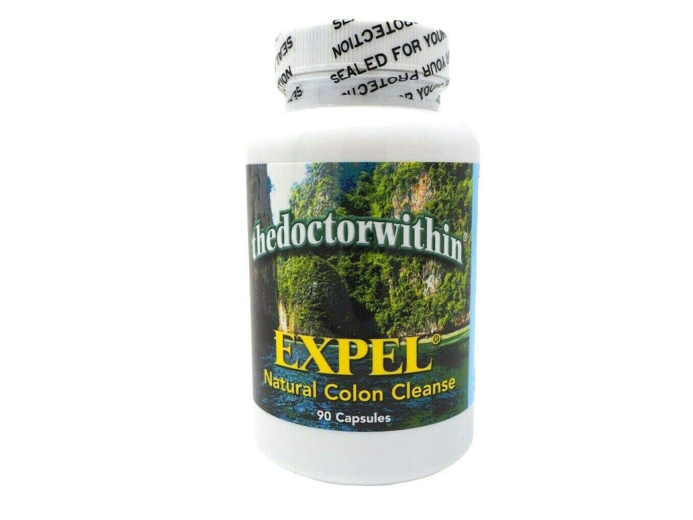thedoctorwithin EXPEL Herbal Digestive Support & Colon Cleanse Supplement, Natural Detox Formula, Supports Regularity & Gut Health, 90 Capsules