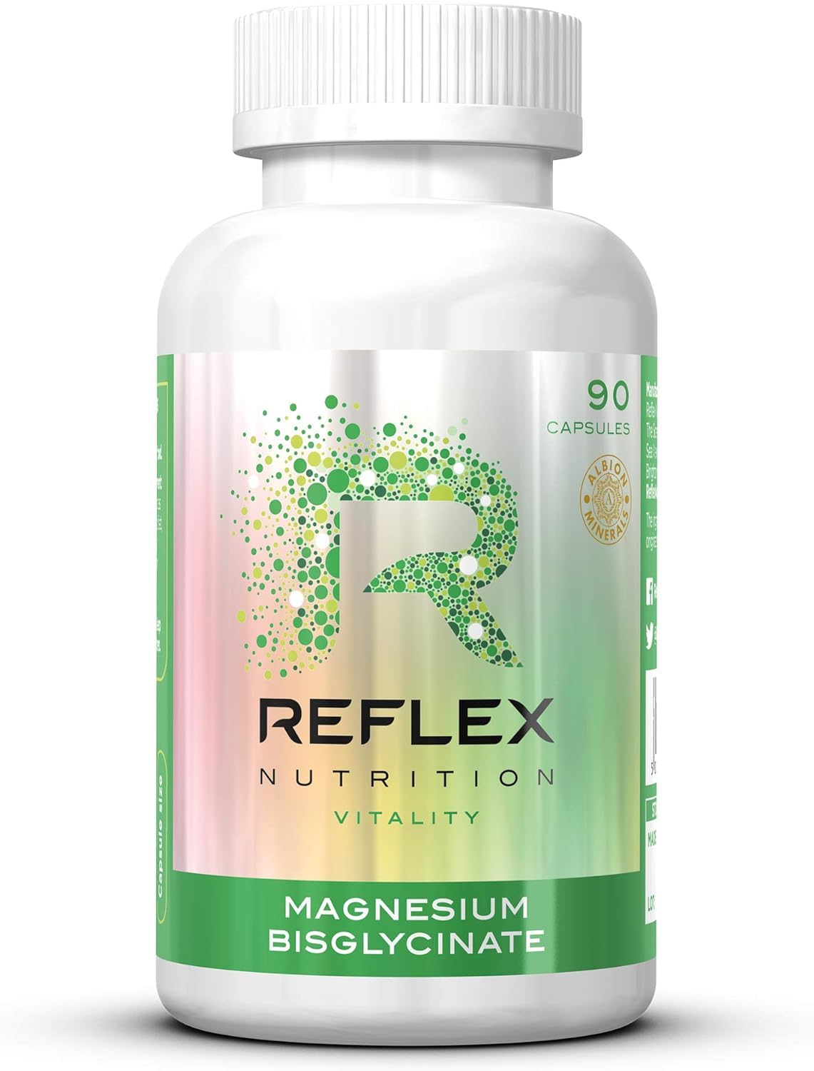 Reflex Nutrition Albion Magnesium 125mg Capsules, 90 Capsules
