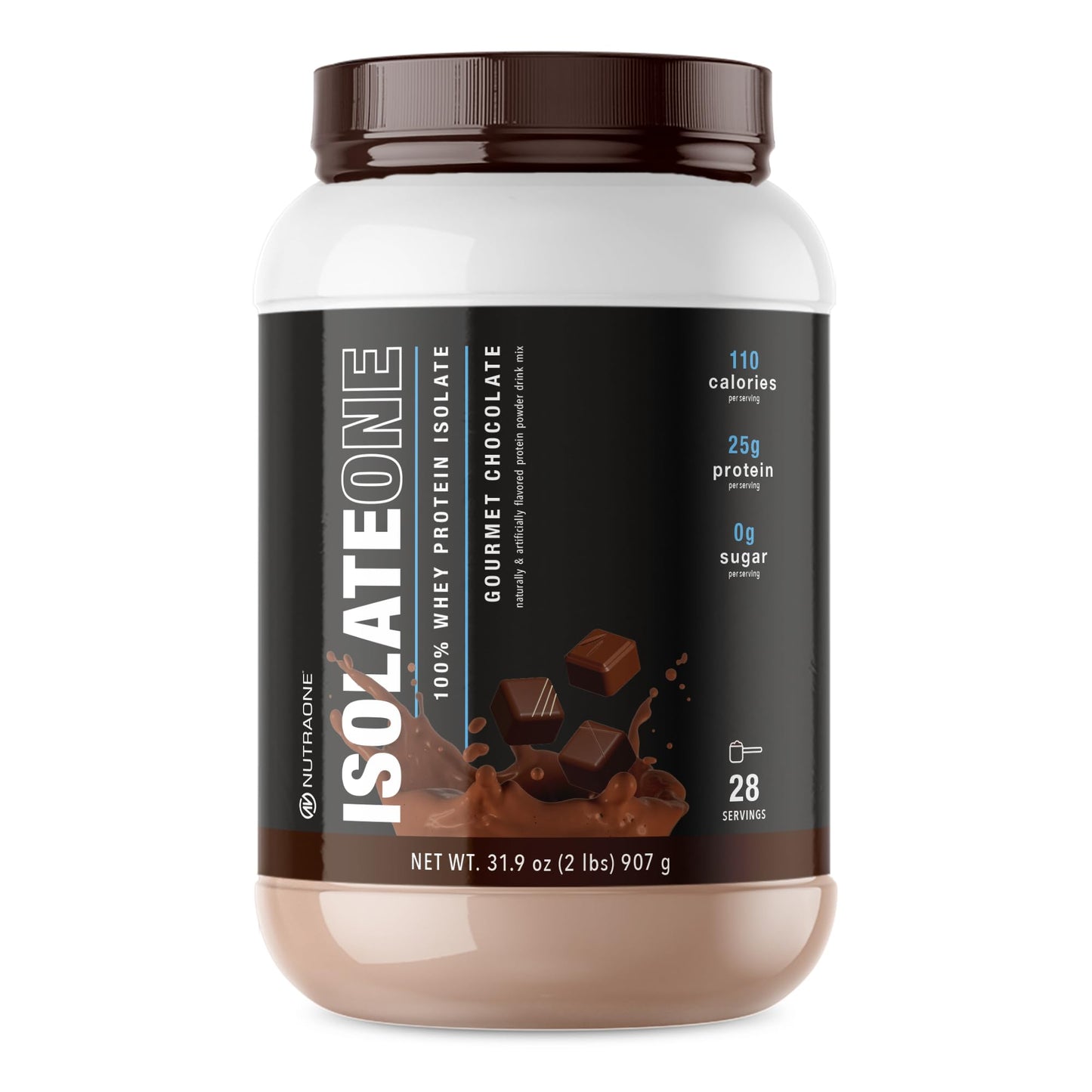 NutraOne IsolateOne Whey Protein Isolate Powder 31.9 Servings