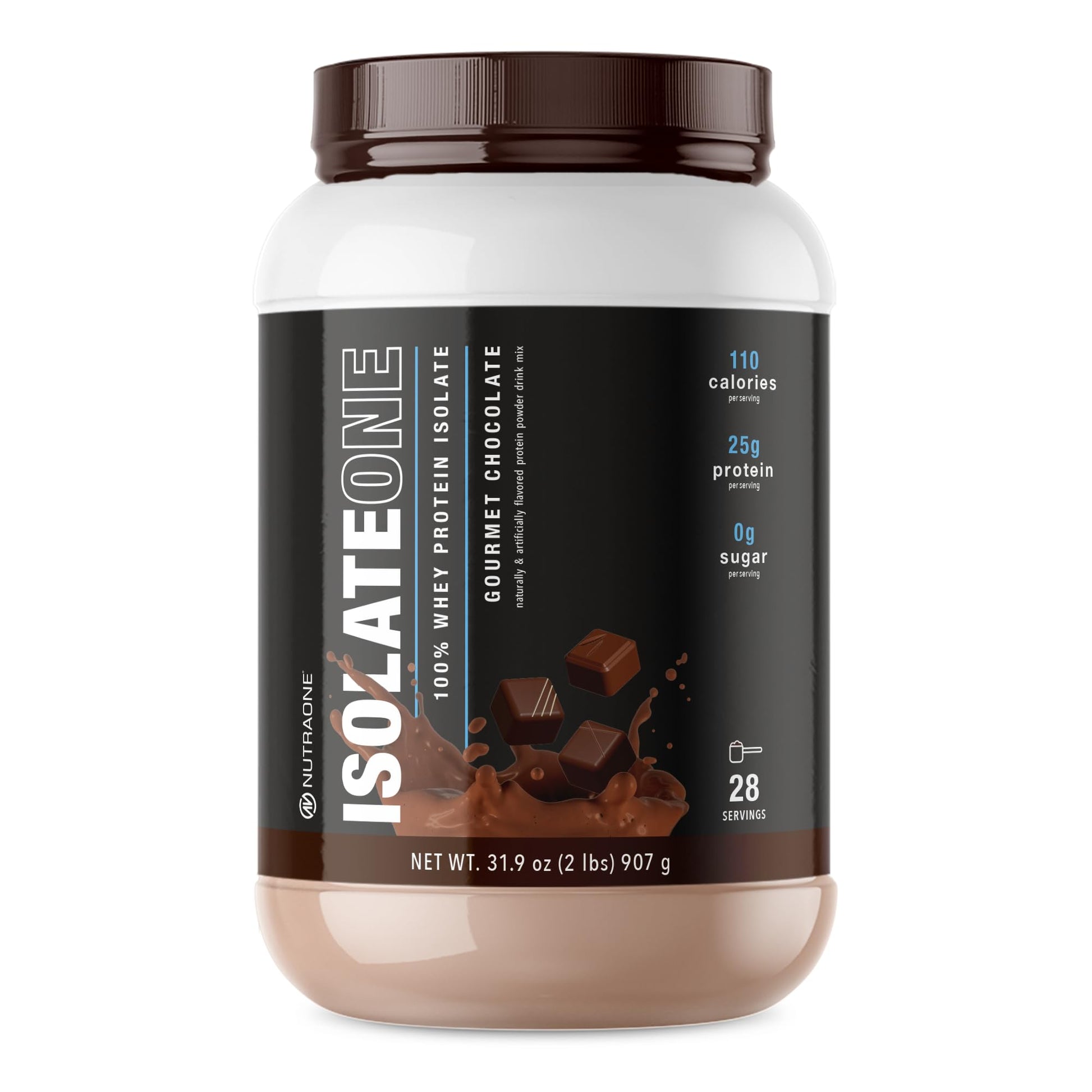 NutraOne IsolateOne Whey Protein Isolate Powder 31.9 Servings