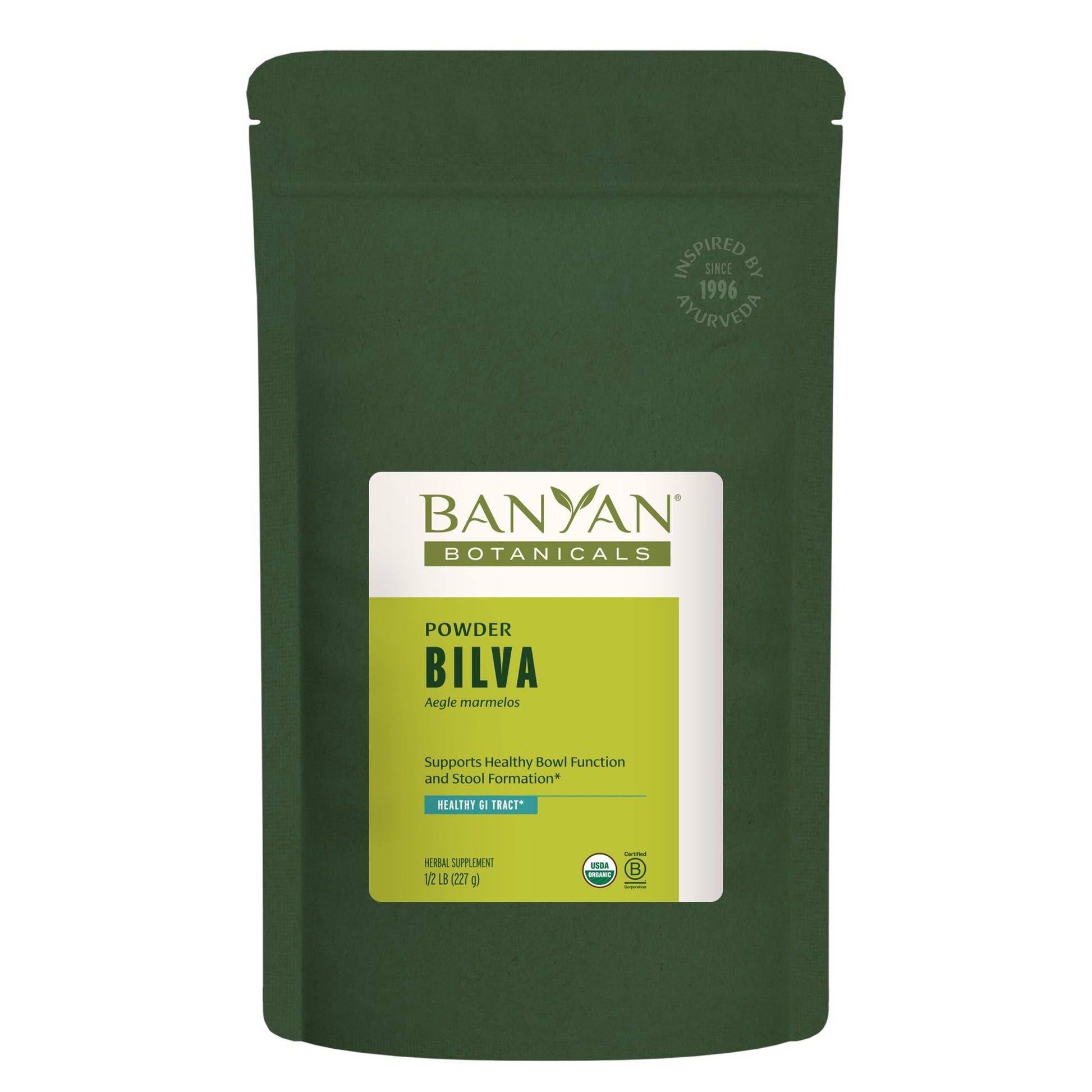 Banyan Botanicals Organic Bilva Powder – Bael Fruit (Aegle Marmelos) – Supports Healthy Digestion and Stool Formation – 7.95 oz