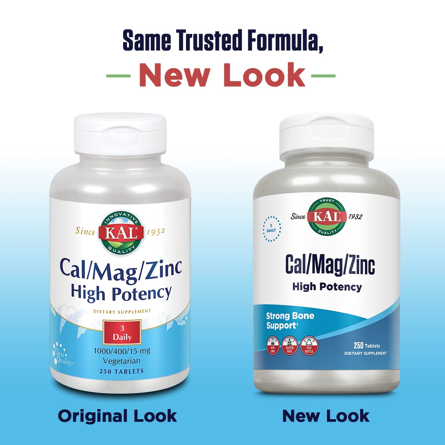 KAL Cal/Mag/Zinc Tablet 250 Count