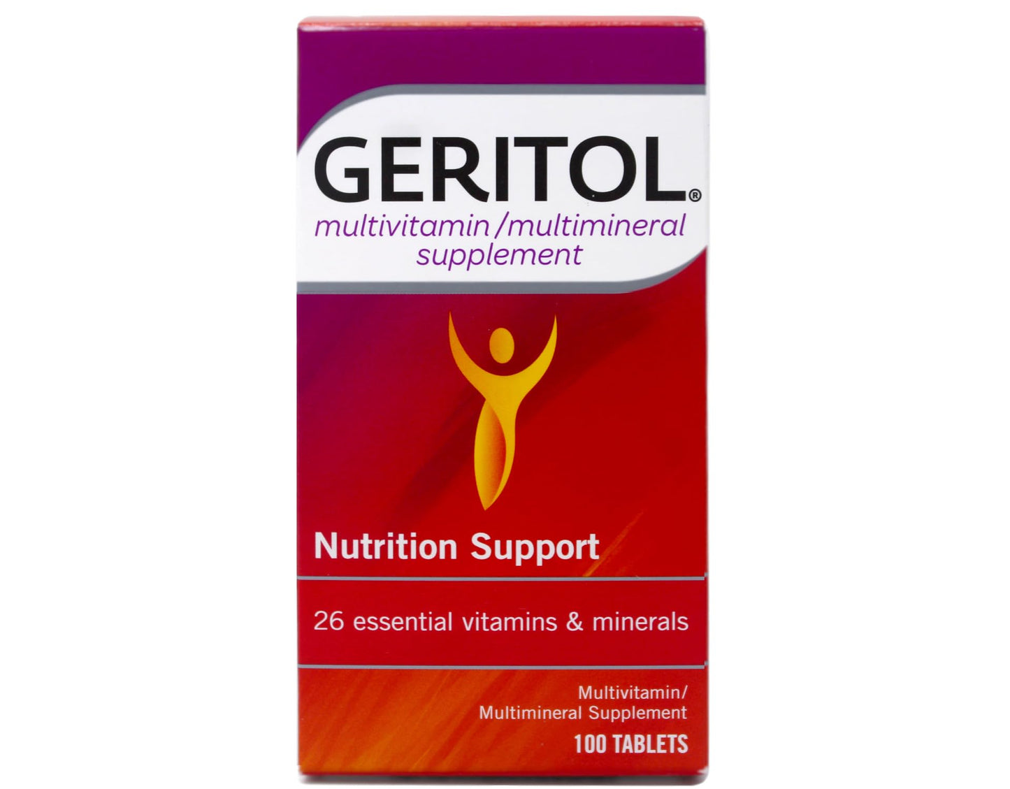 Geritol Multivitamin Nutritional Support Tablet 100 Count