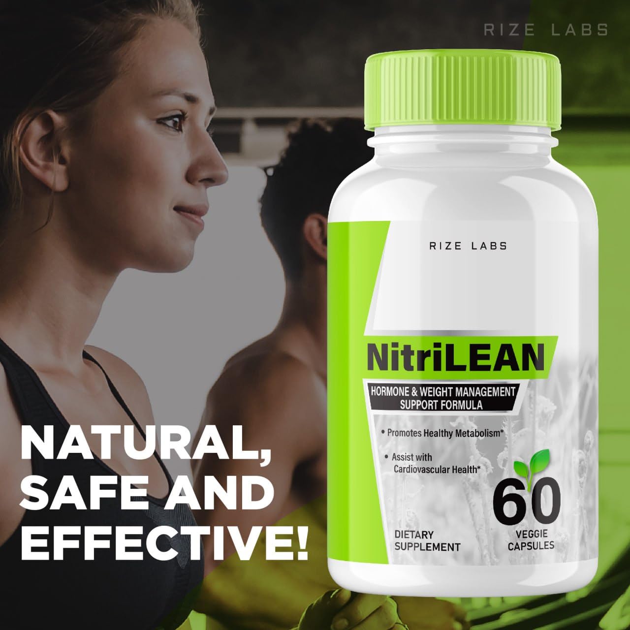 rize labs Nitrilean Weight Loss Supplement 60 Capsules