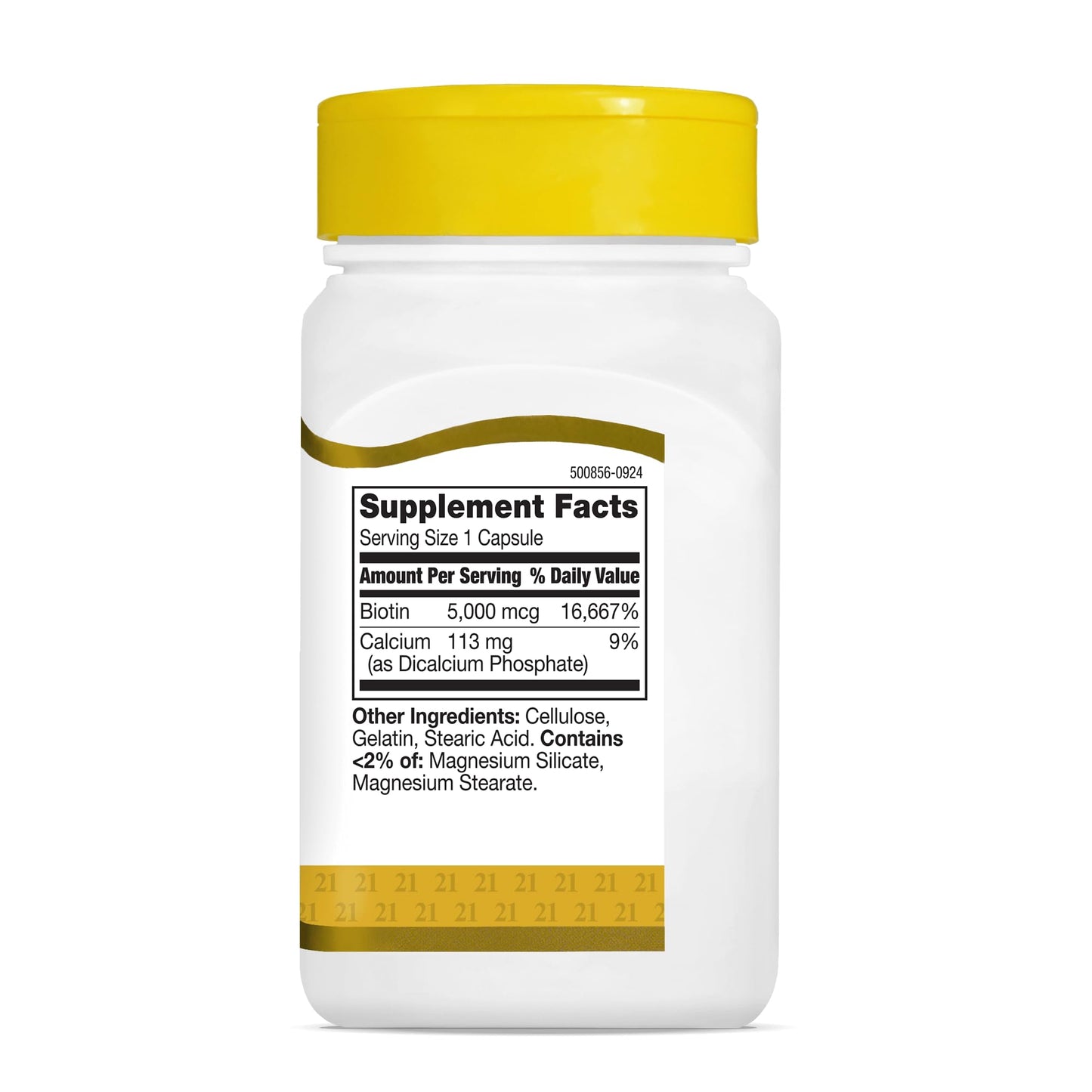 Biotin 5000 mcg Capsules, 110 Count