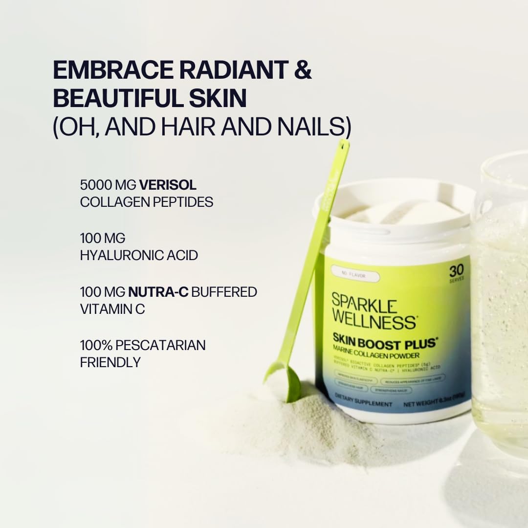 Sparkle Wellness Marine Skin Boost Plus Powder 50 Servings