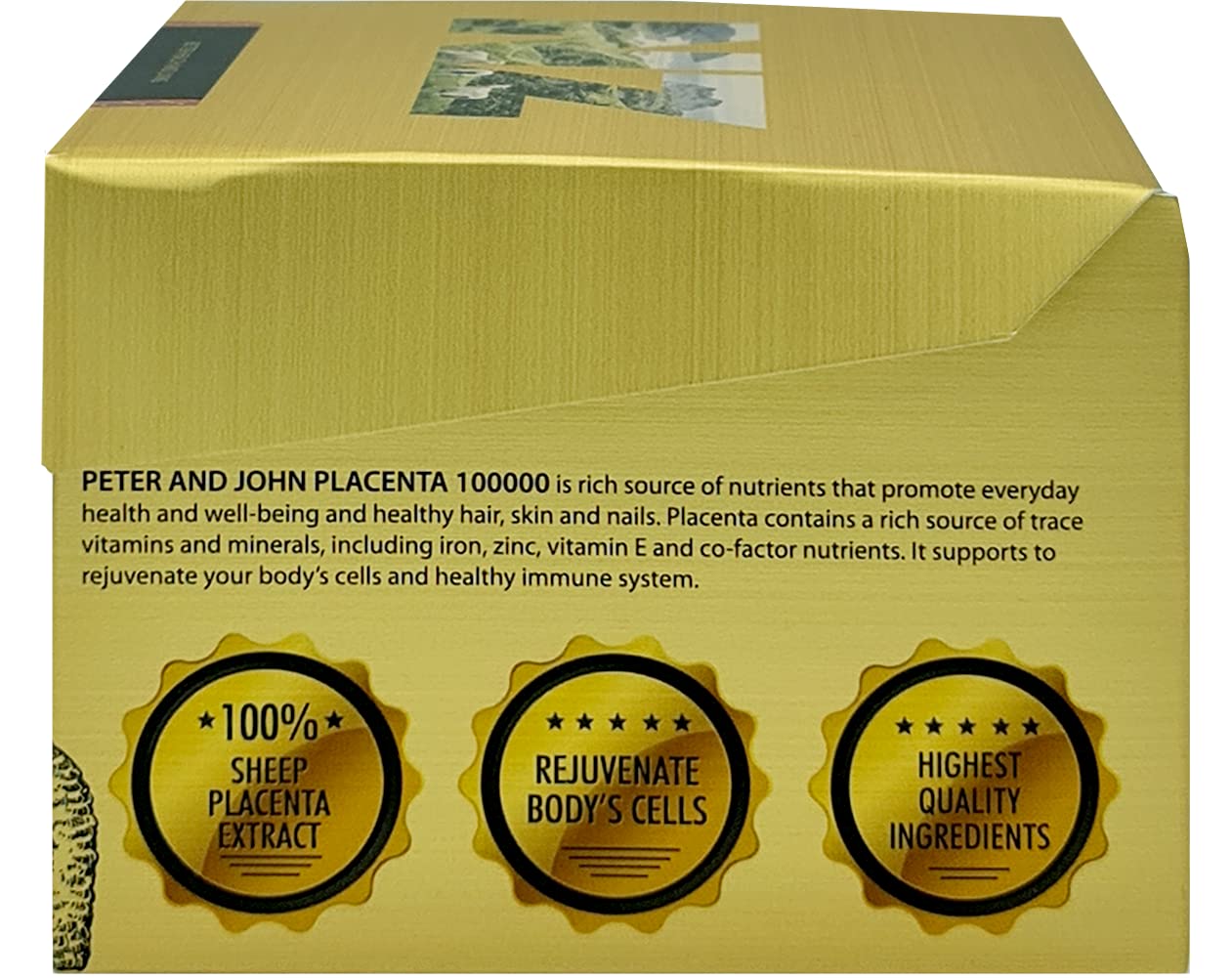 HEALTHFARM Peter John Ovine Placenta 100000 100 Capsules