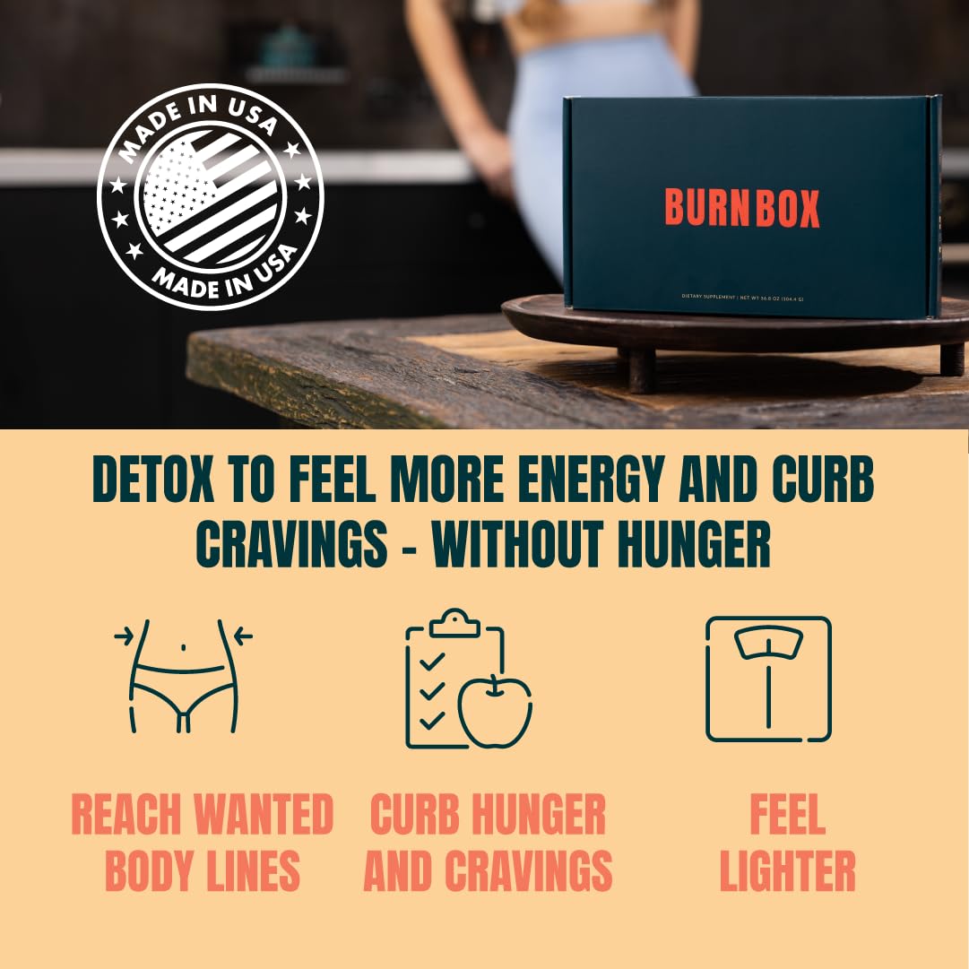 BURNBOX 3 Day Fasting Kit 4X - Fiber, Electrolytes & Bone Broth Powder 15.37 oz