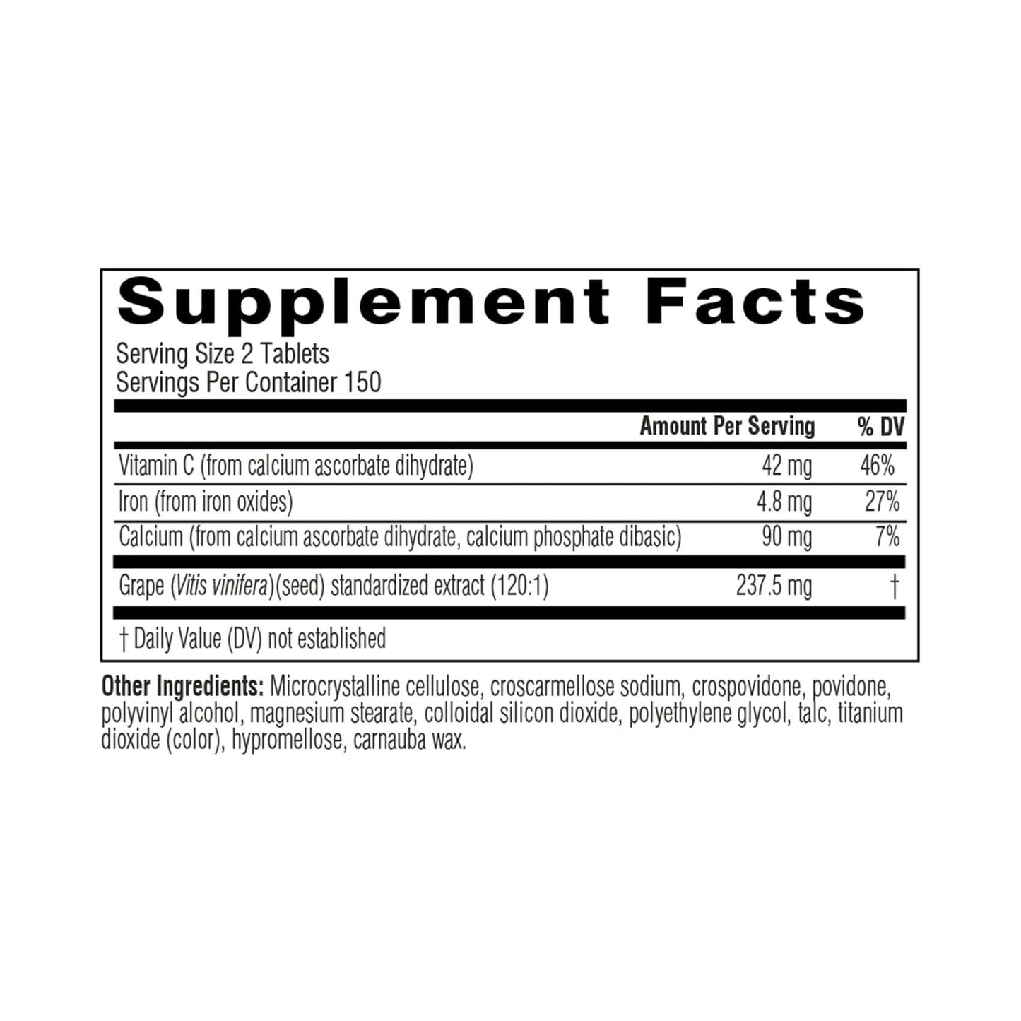 Swisse Grape Seed Extract Tablet, 300 Tablets