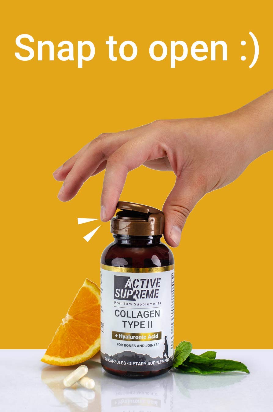 Active Supreme Type 2 Collagen for Joint Support Capsule 3-Pack