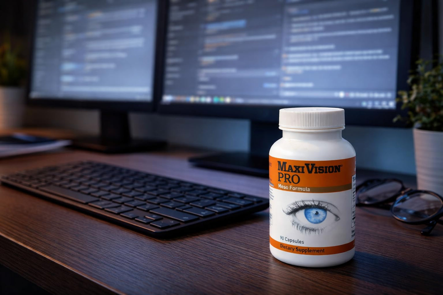 MaxiVision PRO Meso Formula Mesozeaxanthin Lutein Zeaxanthin 90 Capsules
