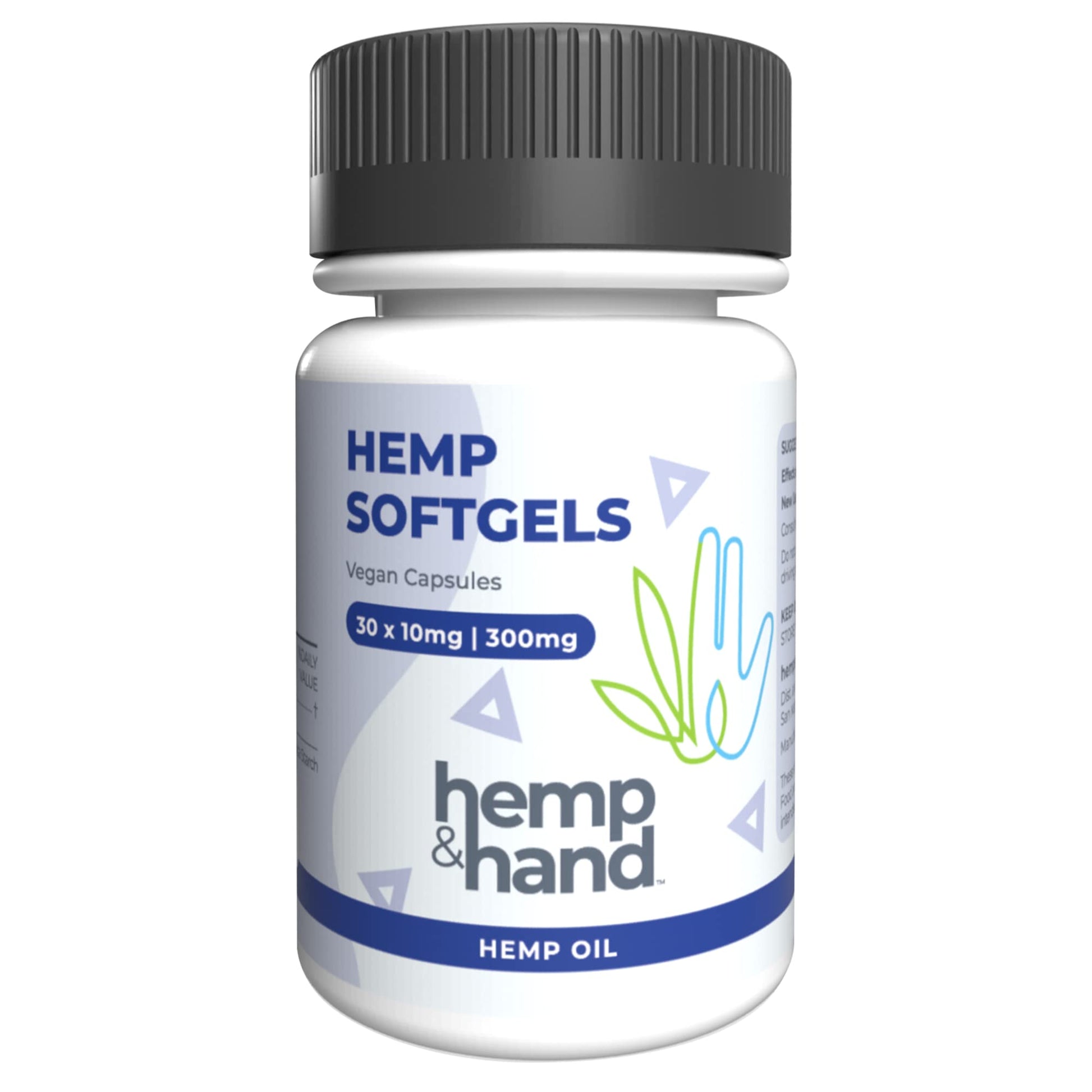 Hemp & Hand Hemp Softgels 300mg, 30 Count