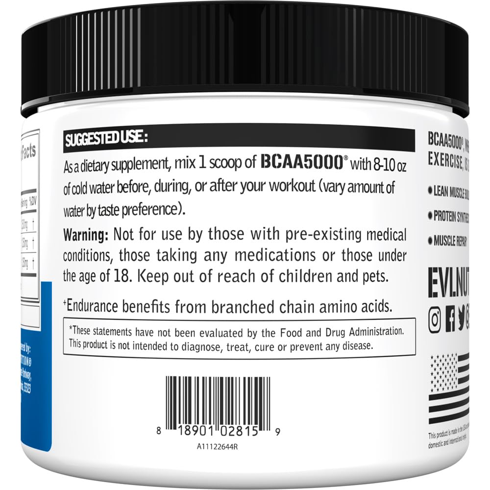 Evlution EVL BCAAs Amino Acids Powder - 1 Ounce