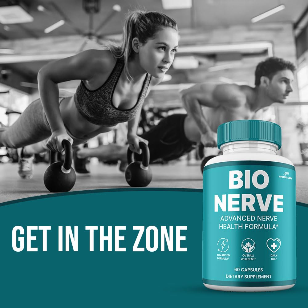 Shark Labs BioNerve Capsules, 60 Count