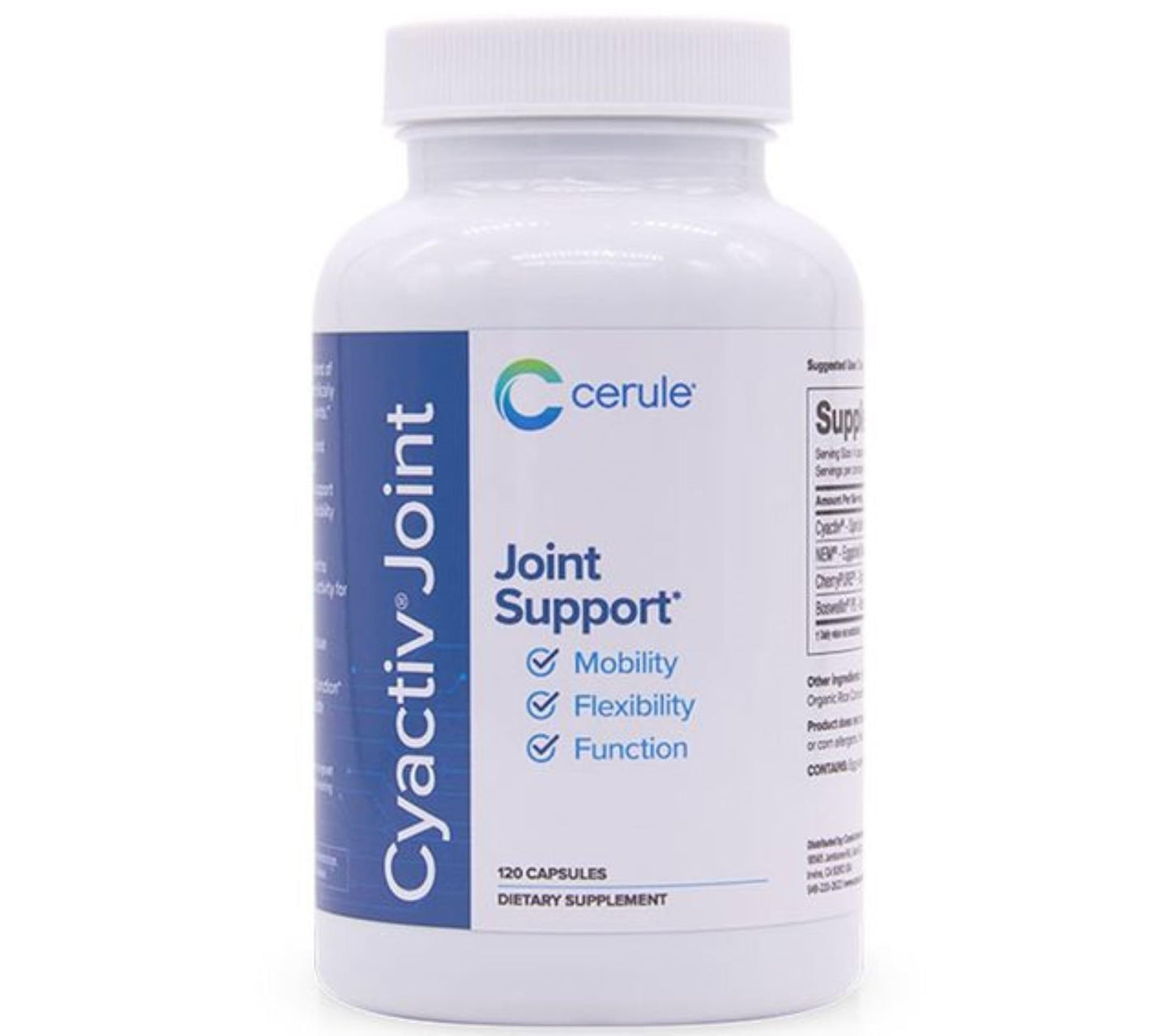 Cerule Cyactiv Spirulina Support Supplement Capsules 120 Count
