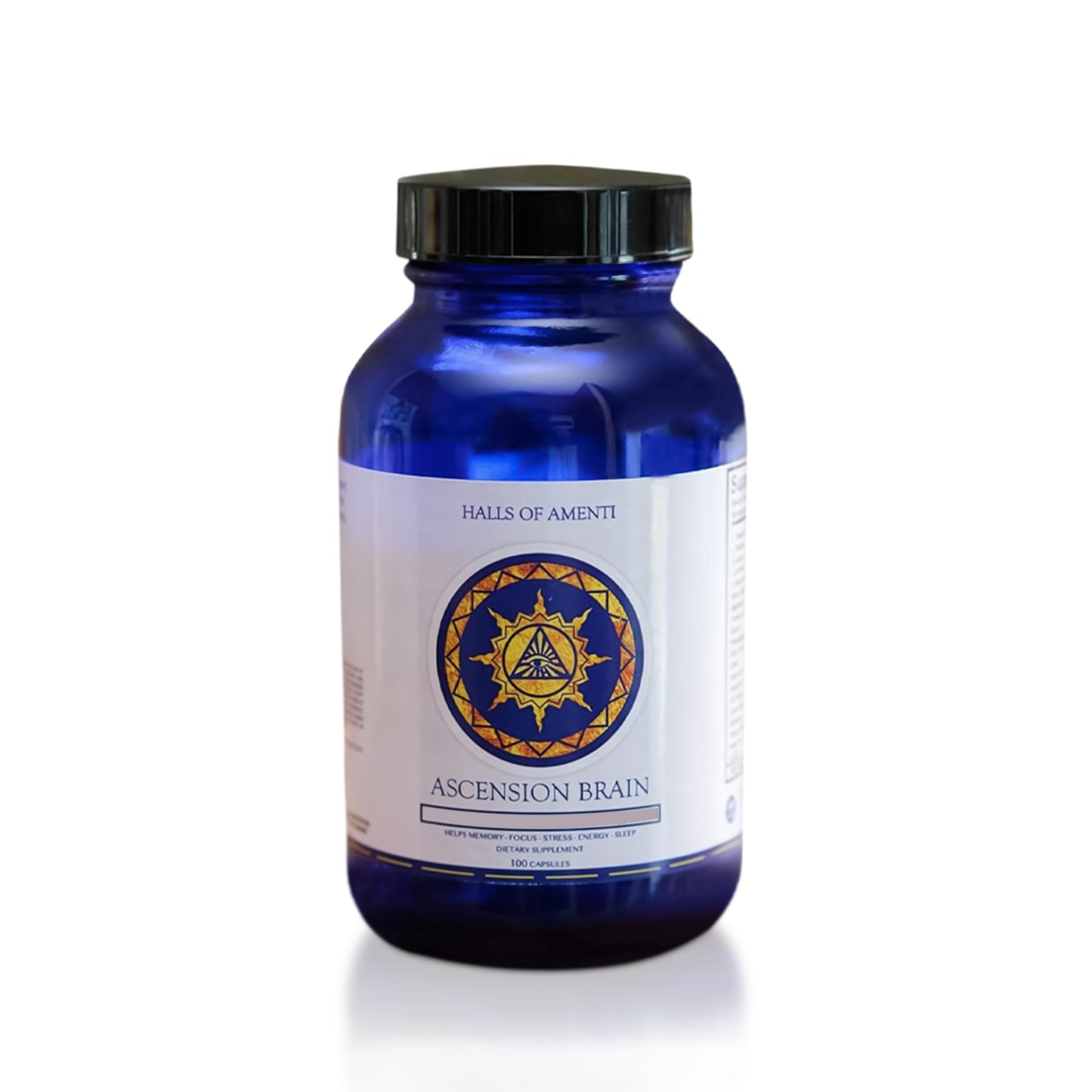 Halls of Amenti Ascension Brain Health Supplement Capsule, 100 Count