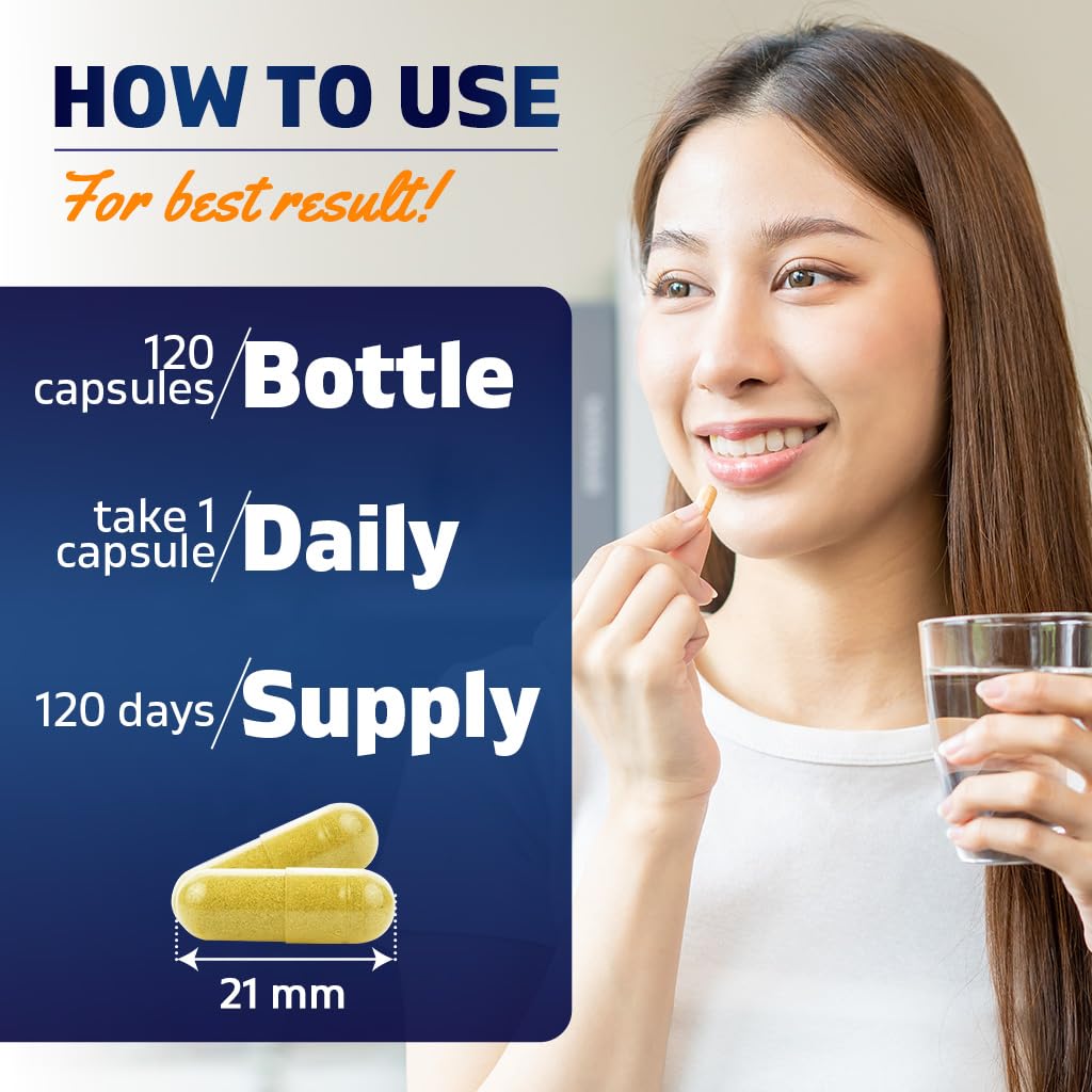 Vitamatic Quercetin 500 mg Capsules, 120 Capsules