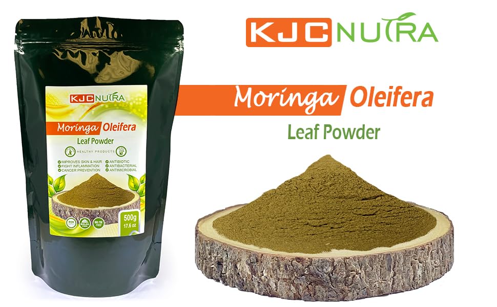 KJC Nutra Moringa Oleifera Leaf Powder 17.6 oz