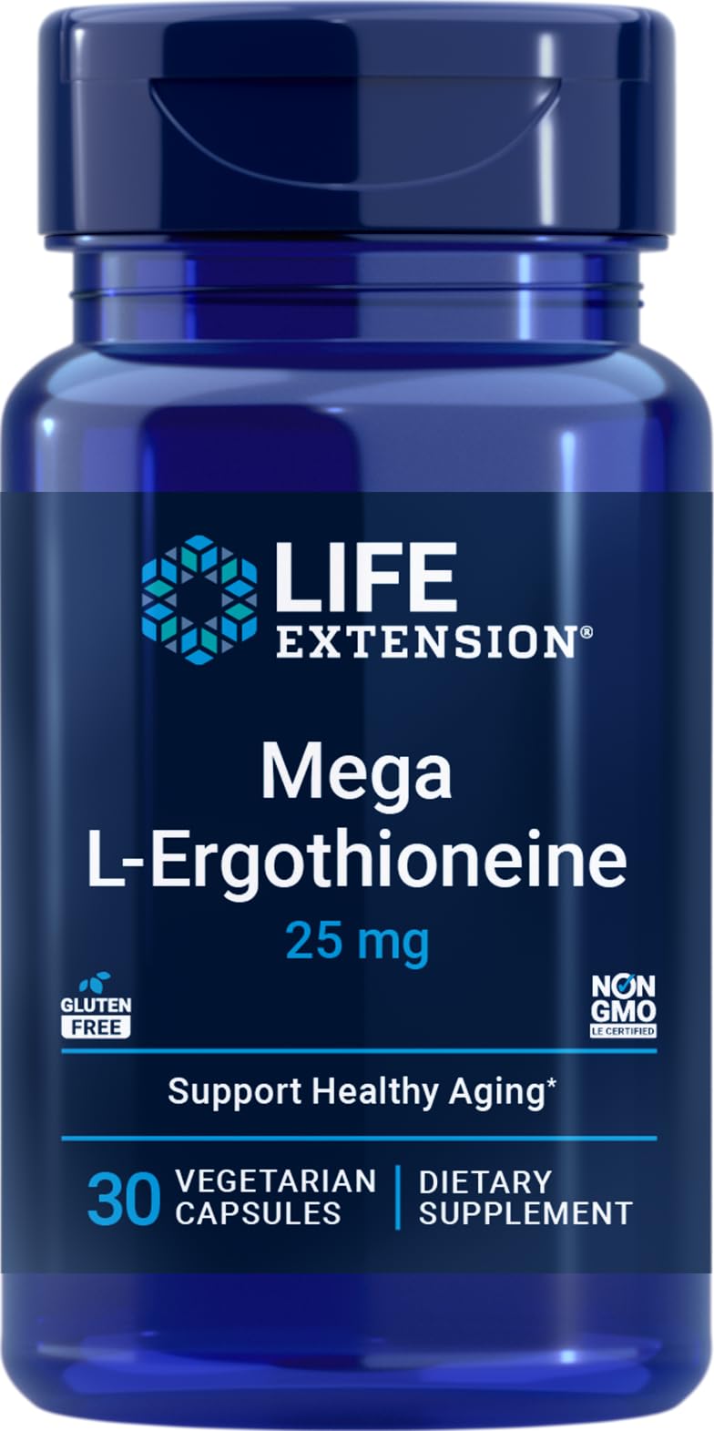 Life Extension Mega L-Ergothioneine 25 mg 30 Capsules