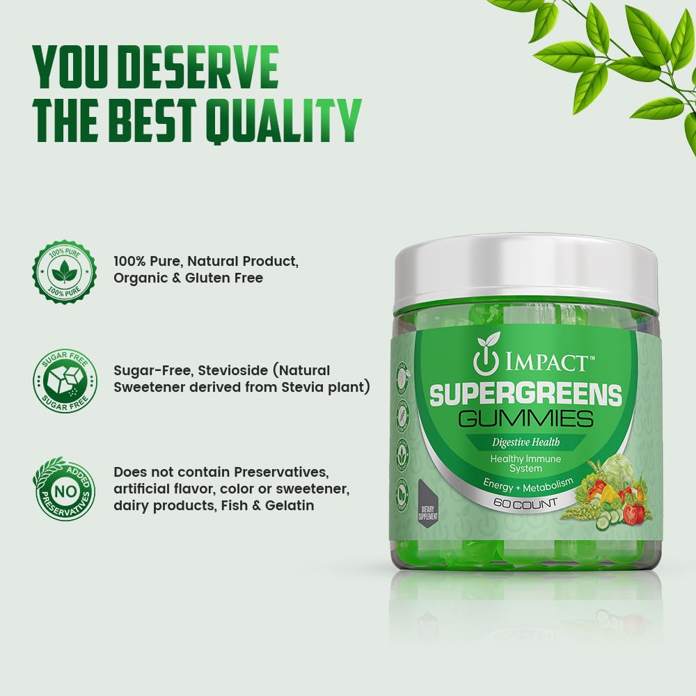 IMPACT Fiber Gummies Gummy 60 Count