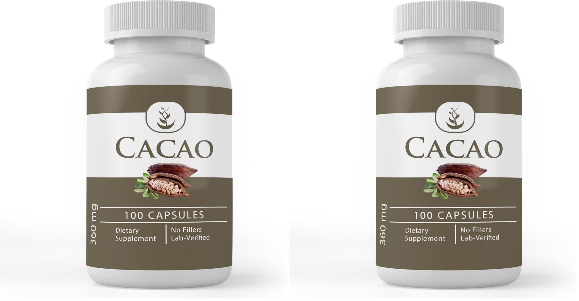 Pure Organic Ingredients Cacao Capsules, 200 Count