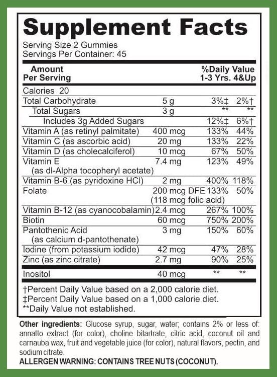 LifeSource Vitamins Kids & Teens Multivitamin Gummies 90 Gummies