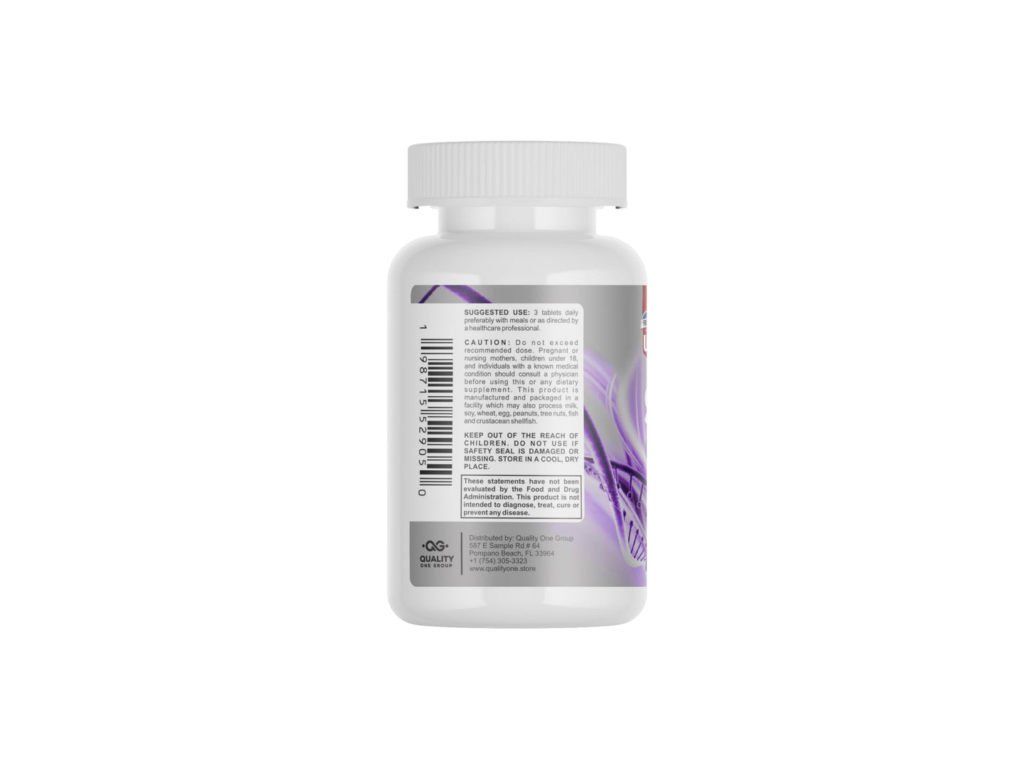 QUALITY ONE Chamomile and Passionflower Supplements, Choline Vitamins - Supports Mood & Focus - Non-GMO, Vegetarian Friendly, Gluten Free - 90 Tablets