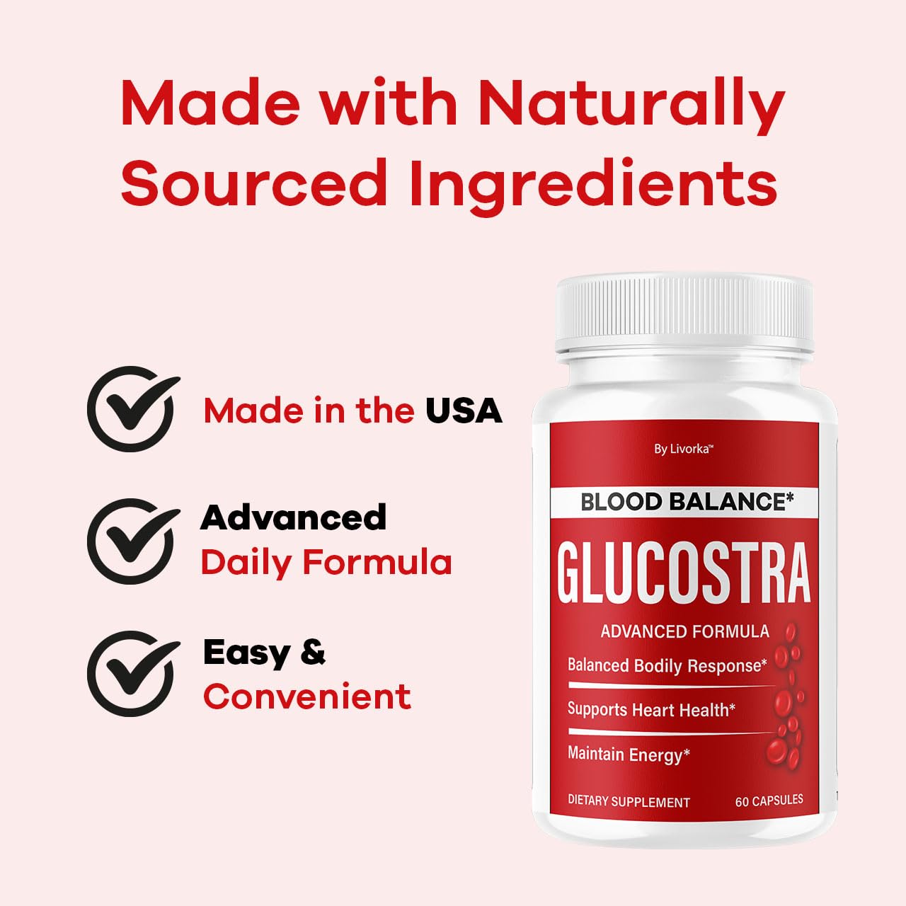 LIVORKA Glucostra Capsules 120 Capsules
