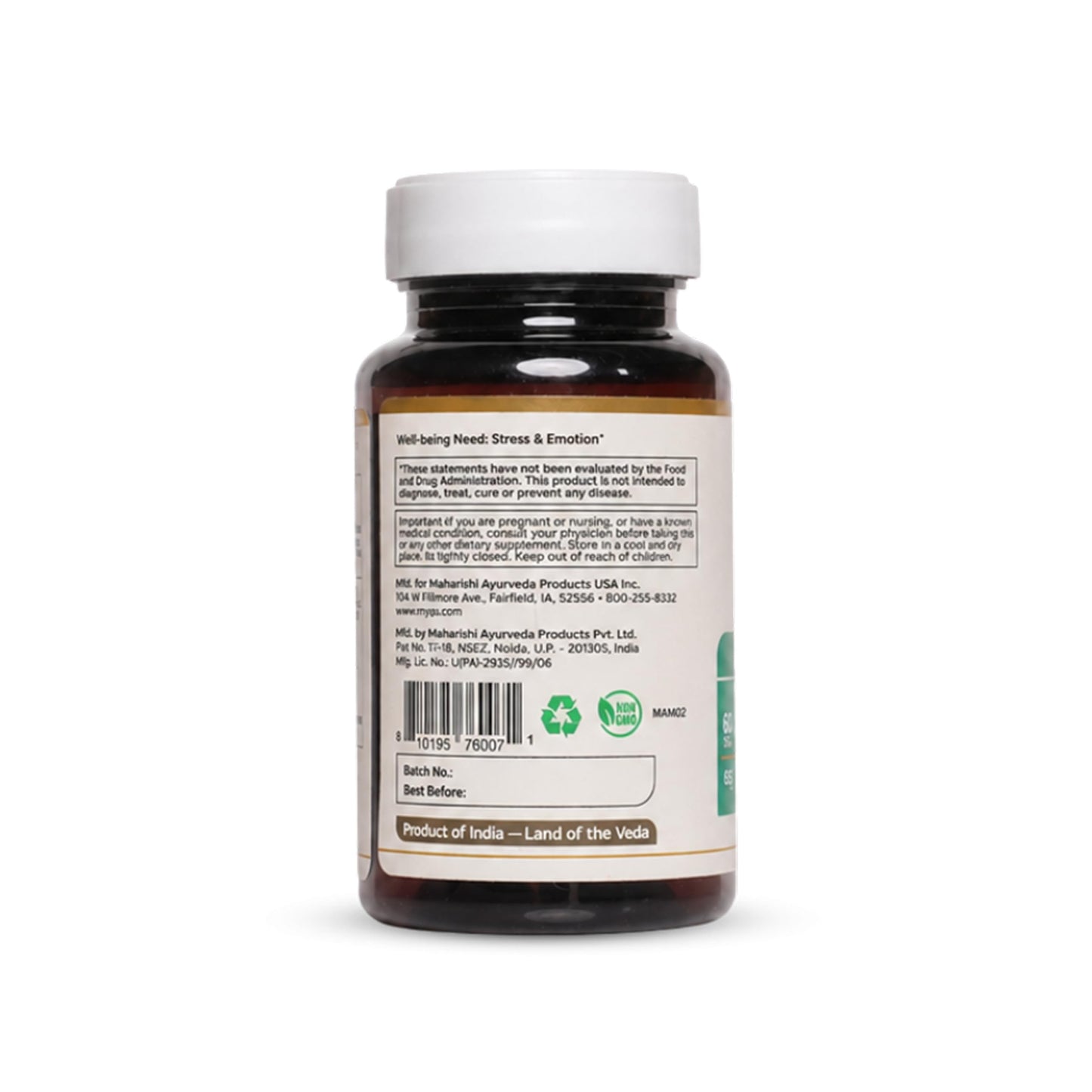Maharishi Ayurveda Blissful Joy 1000 mg Tablet, 60 Tablets