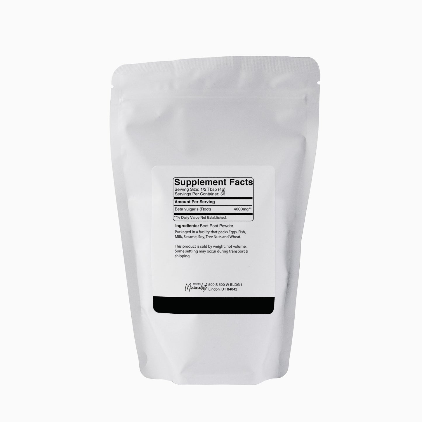 Minimalist Beet Root Powder 8 Ounce