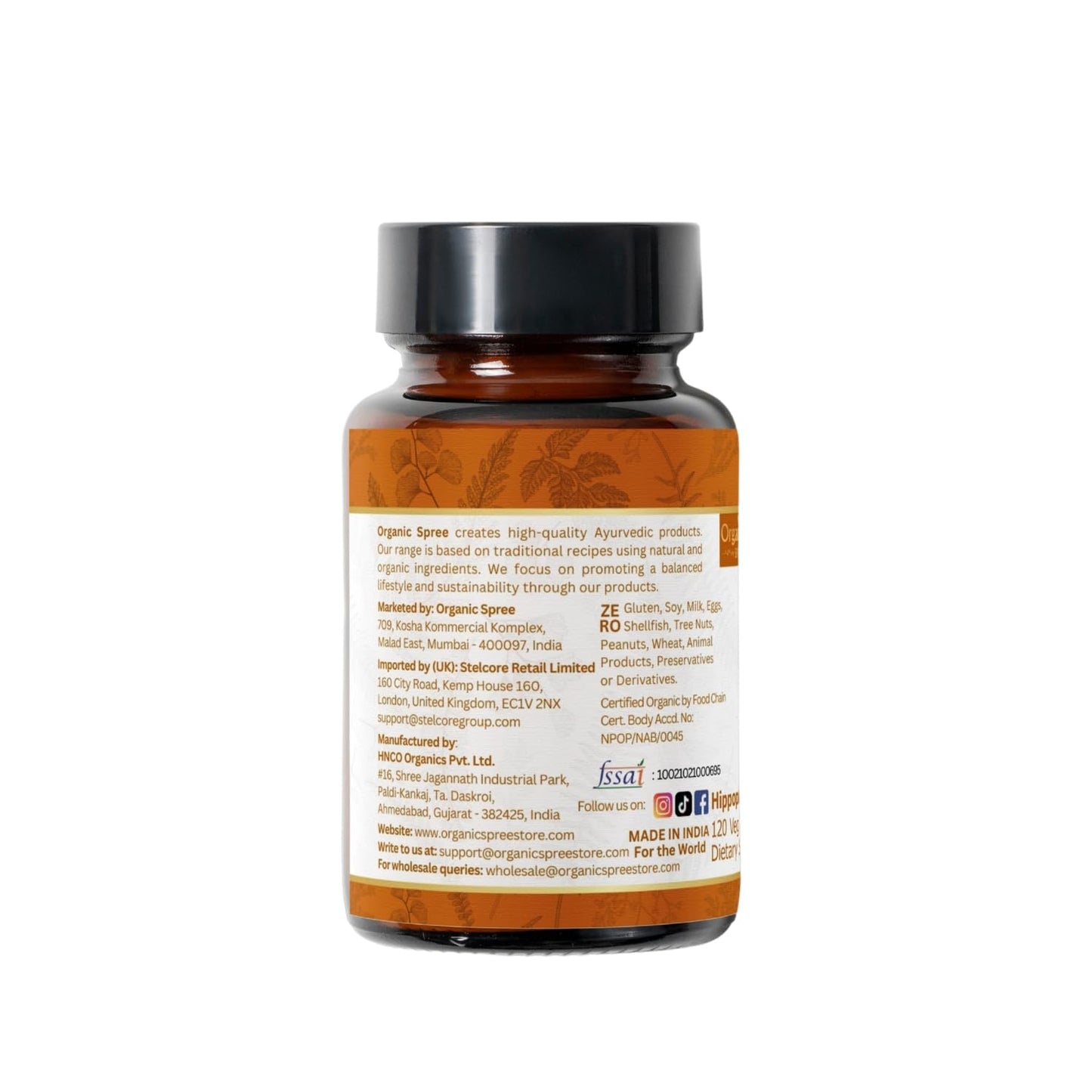 ORGANIC SPREE Sea Buckthorn 120 Tablets, 360 Tablets