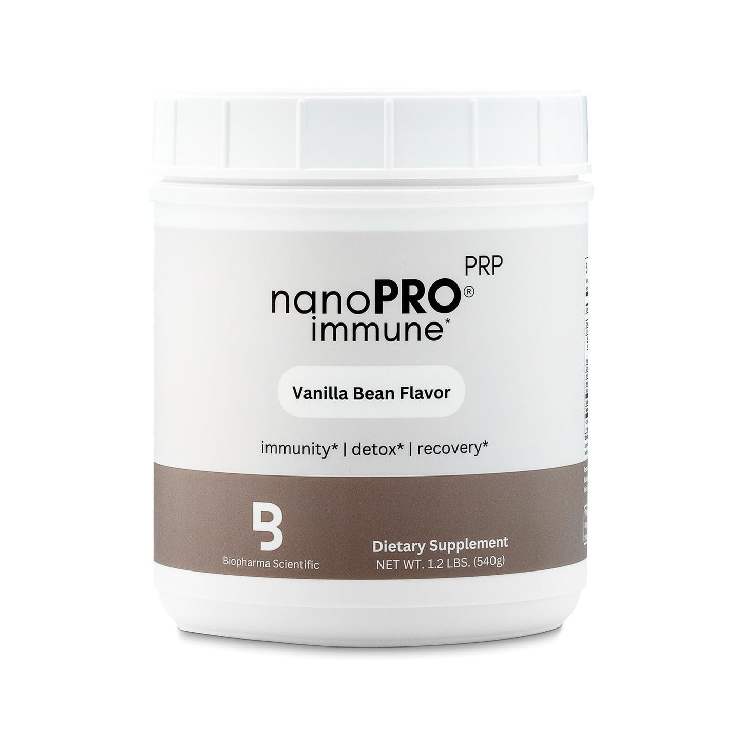 Biopharma Scientific Nanopro Immune Whey Protein Powder 19.2 oz