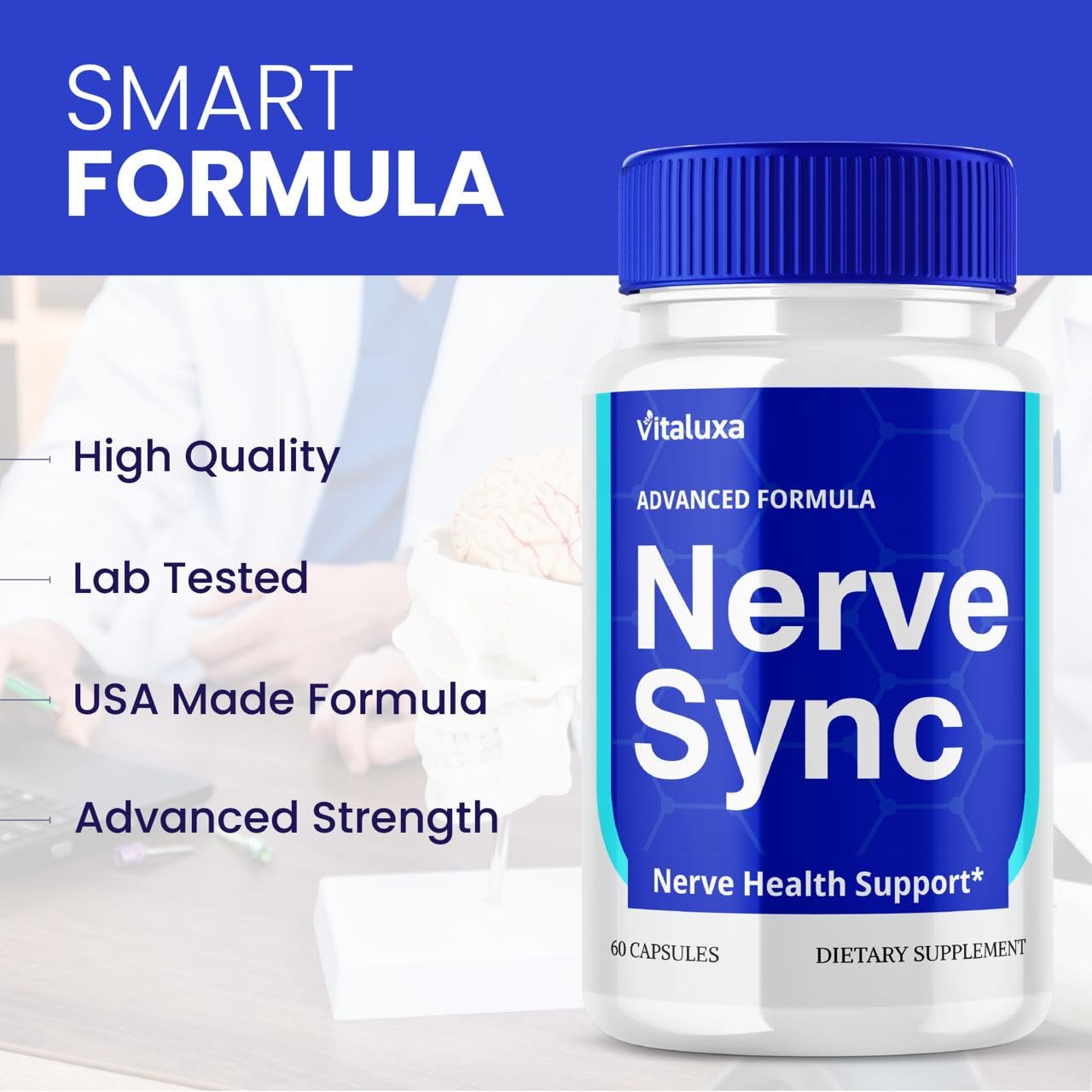 Vitaluxa Nerve Sync Capsules 60 Capsules